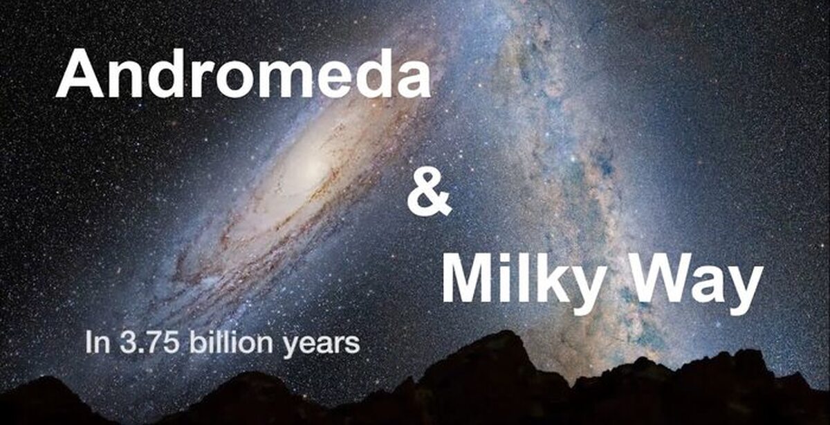 Tout univers. Столкновение Млечного пути и Галактики Андромеды. Гигапиксели Андромеды. Andromeda из земли. Кронос Титан Млечный путь.